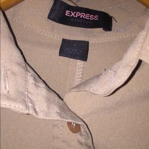 Nude express dress long sleeve shirt.